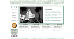 Desktop Screenshot of mprfinancial.com